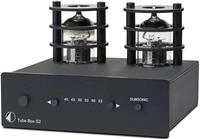 Pro-Ject Tube Box S2 Phono Vorstufe Schwarz Vorverst&auml;rker