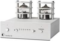 Pro-Ject Tube Box S2 Phono Vorstufe Silber Vorverst&auml;rker