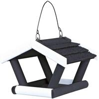 TRIXIE Vogelhaus H&auml;ngendes Vogelfutterhaus - schwarz/wei&szlig; - 17 &times; 19 &times; 14 cm
