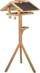 TRIXIE Vogelhaus Vogelfutterhaus mit St&auml;nder - braun - 55 &times; 27 &times; 53 cm/1,40 m