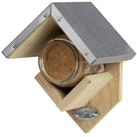 esschert design Nistkasten Vogelhaus Futterhaus Erdnussbutter Haus Holz Zink...