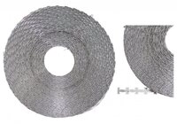 MFH Stacheldraht Band-Stacheldraht, Metall verzinkt, 120 m, Durchm. 30 cm