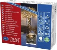 KONSTSMIDE LED-Lichterkette 3609-800 Micro LED Lichterkette 20er benrstein