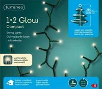 Lumineo LED-Lichterkette Lumineo Lichterkette 1-2 Glow Compact 700 LED 2,1 m warm