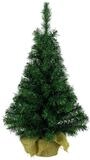 Kaemingk Christbaumschmuck Mini Weihnachtsbaum im Jutesack 45 cm