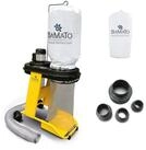 BAMATO Absauganlage AB-550 inkl. Adapterset, Absaugschlauch 230V Absaugung 1150m&sup3;/h,