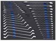 BGS technic Rohrzange BGS Werkstattwageneinlage 3/3: Maulschl&uuml;ssel / Ringschl&uuml;ssel