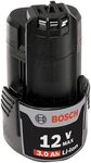 Bosch Professional &raquo;GBA 12V 3.0Ah Battery&laquo; Akku, Kompakter 3,0-Ah-Akku aus der