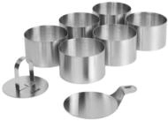 STONELINE Speisering, Edelstahl, (3 tlg), vielseitig verwendbar, backofen-/