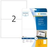 HERMA Etiketten HERMA Textil/Namensetiketten A4 199,6x143,5mm wei&szlig; 40St.