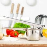 Haushalt International Kartoffelpresse Kartoffel- und Sp&auml;tzlepresse vielseitig
