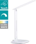 EGLO Tischleuchte CAUPO, Bluetooth, Dimmfunktion, Farbwechsel, Smart Home, LED fest