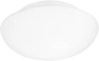 EGLO Deckenleuchte Ella Deckenlampe, Wandleuchte aus Stahl und Glas, K&uuml;chenlampe,