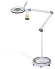 Lumeno Lupenlampe 851X dimmbare LED-Lupenleuchte, 152 mm kristallklare Linse, LED