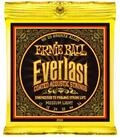 Ernie Ball Saiten, EB2556 12-54 Everlast Coated 80/20 Bronze Medium Light -