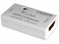 FeinTech HDMI 2.0 Repeater Verstärker 4K Ultra-HD HDMI-Adapter HDMI zu HDMI