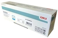 OKI Tonerpatrone OKI 46490623 Toner cyan, (1-St)