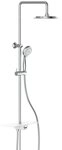 Sch&uuml;tte Brausegarnitur Aquastar, H&ouml;he 113 cm, Regendusche ohne Armatur, Duschsystem