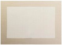 ASA SELECTION Platzset Tischset gewebter Rand off white 46 x 33 cm, Tischw&auml;sche