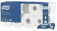 Essity Germany GmbH Toilettenpapier Tork weiches Kleinrollen-Toilettenpapier in Wei&szlig;