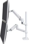 Ergotron Monitor-Halterung 45-492-216 - LX Dual Side-by-Side Arm, Tischhalterung,