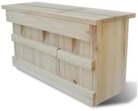 vidaXL Vogelhaus Spatzen-Nistkasten 44 x 15,5 x 21,5 cm