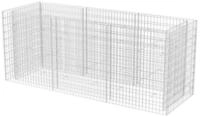 vidaXL Hochbeet Gabionen-Hochbeet Stahl 270&times;90&times;100 cm (1 St)