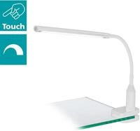 EGLO Klemmleuchte LAROA Tischlampe, Touchsensor, 4-step dimming, Klemmlampe, Dimmer,