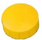 MAUL Magnet Rundmagnet Solid 15 mm 0,15 kg Haftkraft 10 St&uuml;ck gelb