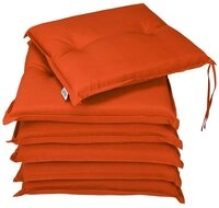 Detex Sitzauflage Boston, Stuhl 6er Set Wasserabweisend 43x39x5cm Waschbar Rei&szlig;fest
