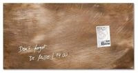 Sigel Magnettafel Glas-Magnettafel artverum&reg; 91,0 x 46,0 cm Used-Bronze