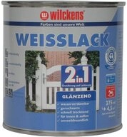 Wilckens Farben Wei&szlig;lack gl&auml;nzend wei&szlig;er Lack, Grund- und Deckanstrich in...