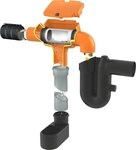 GARANTIA Regentonne SUPRA-Filter Ausbaupaket 2 mit gebogenem Abgang