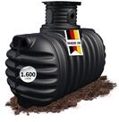 4rain Wasserreservoir COMPACT Erdtank 1600 Liter inkl. Schachtverl&auml;ngerung