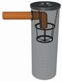 GreenLife Regenrinne GreenLife Sickerschacht 140 l Gartenentw&auml;sserung Wassertank mit