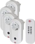 Brennenstuhl Steckdose Comfort-Line Funkschalt-Set 4x IP20, Packung, 4-St.