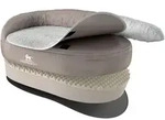 Knuffelwuff Tierbett Hundebett Jessy, Orthop&auml;disch beige 65 cm x 100 cm