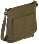 camel active Handtasche flache, leichte Umh&auml;ngetasche JOURNEY khaki gr&uuml;n-braun