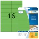 HERMA Etikettenpapier Herma Etiketten abl&ouml;sbar 105 x 37 mm gr&uuml;n 20 Bl 320 Etik.