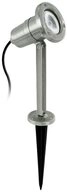 EGLO LED Pollerleuchte NEMA Erdspie&szlig;, Strahler, Au&szlig;enbeleuchtung, silber, GU10,