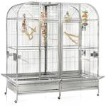 Montana Cages Vogelk&auml;fig Palace - Platinum, ca. 183 x 101 x 185 cm