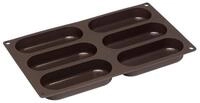 Lurch Backform Hotdog Buns Lurch FlexiForm braun 6-fach, maximale...