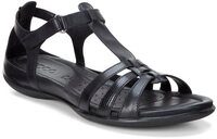 Ecco FLASH Riemchensandale, Sommerschuh, Sandalette, Klettschuh, im Metallic-Look