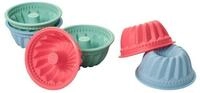 Lurch Backform Muffinliner Gugelhupf 6er Set Pastelfarben Mix