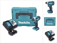 Makita Akku-Schlagschrauber DTD 152 RA1J Akku Schlagschrauber 18 V 165 Nm 1/4"...