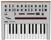 Korg Synthesizer (Synthesizer, Analog Synthesizer), monologue silver - Synthesizer