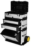 vidaXL Werkzeugkoffer, Werkzeugtrolley 3-teilig