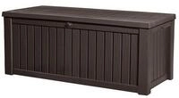 Gartenbox Rockwood, 570 Liter, Sitzfunktion f&uuml;r 2 Erwachsene, Integr. Gasdruckfeder,