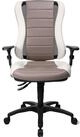 TOPSTAR Drehstuhl B&uuml;rodrehstuhl Head Point RS HE30PS033 wei&szlig;/grau
