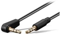 Goobay GOOBAY Klinkenkabel 67784, Superslim 1,5 m, schwarz Audio-Kabel